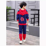 Autumn Ultraman Clothes Boys Spring and Autumn Suits  New Boys Children Spider-Man Fashionable Children's Clothing