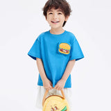 Boys' T-shirt Girls' Short Sleeve Children's  New Children's Clothing Little Kids' Summer Clothing Cotton Striped Top Cartoon Half Sleeve