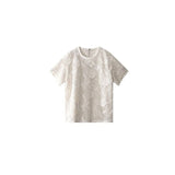 2025 summer new high-end fashion hollow mesh temperament versatile shirt women's high-end top N3010