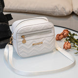 Cross-Border Women's Bag  New Wave Embroidered Double Pocket Personalized Design Women's Cross-Body Bag Cosmetic Bag Wholesale