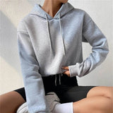 GOOSUDU New  Cross-border Autumn New Products Women's Pullover Sweatshirt Top Hooded Loose Women's Sweater