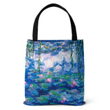 Cross-Border Supply Monet Sunrise Impressionist Oil Painting Digital Printing Eco-friendly Bag Vintage Canvas Bag