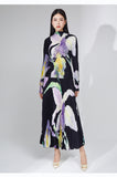 2025 Change the picture, OEM processing, custom fashion women's clothing, personalized suit, autumn clothing, new pleated top, skirt two-piece set