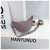 Cross-Border Foreign Trade Youjia Fitting Room Same Style Women's Messenger Bag Xiaohongshu Nylon Dumpling Bag Student Shoulder Bag Cloth Bag