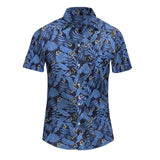 GOOSUDU Cross-Border Men's Summer Hawaiian Printed Short-Sleeved Shirt Source Factory Dingzhi