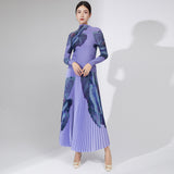 2025 Change the picture, OEM processing, custom fashion women's clothing, personalized suit, autumn clothing, new pleated top, skirt two-piece set