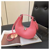 GOOSUDU 2025 New new fashion popular super fire lychee pattern portable small round bag niche design Internet celebrities with the same messenger