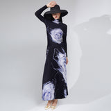 2025 Change the picture, OEM processing, custom fashion women's clothing, personalized suit, autumn clothing, new pleated top, skirt two-piece set