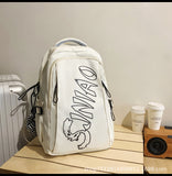 Men's and Women's Same Style Student Schoolbag Backpack Large Capacity Trendy Korean Style Junior High School Backpack