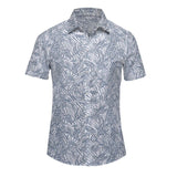 GOOSUDU Cross-Border Men's Summer Hawaiian Printed Short-Sleeved Shirt Source Factory Dingzhi