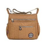 Women's Bag  New Lightweight Washed Nylon Cloth Bag Women's Messenger Bag Shoulder Bag Cross-Border Trendy Casual Shoulder Bag