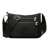 New Women's Cross-Body Bag Lightweight Cloth Bag Nylon Multilayer One Shoulder Bag Oxford Cloth Large Capacity Bag Cross-Border Wholesale