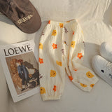 Summer Children's Anti-Mosquito Pants Boy Girls Outer Wear Thin Children Toddler Baby Western Style All-Matching Lantern Cropped Pants