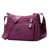 New Women's Cross-Body Bag Lightweight Cloth Bag Nylon Multilayer One Shoulder Bag Oxford Cloth Large Capacity Bag Cross-Border Wholesale