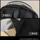 Men's and Women's Same Style Student Schoolbag Backpack Large Capacity Trendy Korean Style Junior High School Backpack