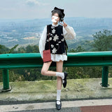 Guofeng 2025 summer new jacquard temperament vest new Chinese premium strap design vest women N3080