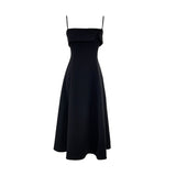 2025 ES MODISH spring new products must order surge products  sexy tube top waist black suspender dress girls