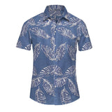 GOOSUDU Cross-Border Men's Summer Hawaiian Printed Short-Sleeved Shirt Source Factory Dingzhi