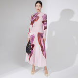 2025 Change the picture, OEM processing, custom fashion women's clothing, personalized suit, autumn clothing, new pleated top, skirt two-piece set