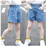 Children's Denim Shorts Factory Wholesale Girls Casual Thin Pants Summer New Children's Clothing Shorts Wholesale Shorts