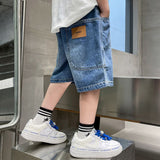 Children's Clothing Boy's Denim Shorts Children's Summer Pants  New Summer Middle Pants Korean Style Fifth Pants Thin Fashion