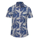 GOOSUDU Cross-Border Men's Summer Hawaiian Printed Short-Sleeved Shirt Source Factory Dingzhi