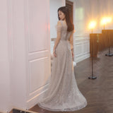 goosudu Evening Dress  Summer New Banquet Temperament Heavy Industry Light Wedding Dress Engagement Dress Host Evening Dress