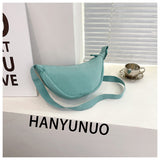 Cross-Border Foreign Trade Youjia Fitting Room Same Style Women's Messenger Bag Xiaohongshu Nylon Dumpling Bag Student Shoulder Bag Cloth Bag