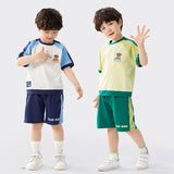 Boys' Short Sleeve Suit  Summer New Children's T-shirt Shorts Sportswear Summer Baby Boys' Clothes