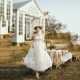 2025 Light wedding dress  new bride spring  retro Mori wedding dress, travel photo tube top dress wedding dress