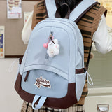 Customized Cross-Border Schoolbag Lightweight Junior and Middle School Students Backpack Girls' Japanese Cute Large Capacity College Students' Backpack