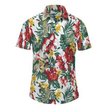 GOOSUDU Cross-Border Men's Summer Hawaiian Printed Short-Sleeved Shirt Source Factory Dingzhi