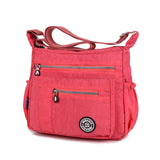 Women's Bag  New Lightweight Washed Nylon Cloth Bag Women's Messenger Bag Shoulder Bag Cross-Border Trendy Casual Shoulder Bag