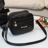 Cross-Border Women's Bag  New Wave Embroidered Double Pocket Personalized Design Women's Cross-Body Bag Cosmetic Bag Wholesale