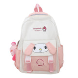 Junior's Schoolbag Female Middle School Student College Style Large-Capacity Backpack Elementary School Girl Portable Burden Alleviation Backpack