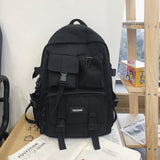 New Backpack Early High School Student Schoolbag One Piece Dropshipping Simple Korean Style Large Capacity Portable Casual Backpack