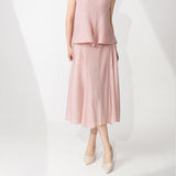 2025 This year's popular popular women's clothing fashion loose irregular medium and long temperament versatile and thin  skirt