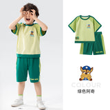 Boys' Short Sleeve Suit  Summer New Children's T-shirt Shorts Sportswear Summer Baby Boys' Clothes