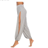 GOOSUDU Cross-Border  Wishebay New HOTan and NEWn Style Women Sports High Slit Hippie Harem Pants Yoga Pants