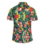 GOOSUDU Cross-Border Men's Summer Hawaiian Printed Short-Sleeved Shirt Source Factory Dingzhi