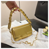 GOOSUDU 2025 popular New women's bags, fashionable woven flower portable small square bags, simple candy-colored chains, single shoulder messenger bags, bags.