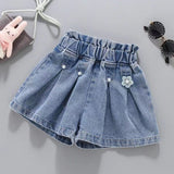 Children's Denim Shorts Factory Wholesale Girls Casual Thin Pants Summer New Children's Clothing Shorts Wholesale Shorts