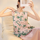 New Chinese style three-dimensional flower satin flower branches heavy industry embroidery vest temperament niche design vest M3124