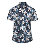 GOOSUDU Cross-Border Men's Summer Hawaiian Printed Short-Sleeved Shirt Source Factory Dingzhi