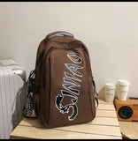 Men's and Women's Same Style Student Schoolbag Backpack Large Capacity Trendy Korean Style Junior High School Backpack