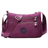 New Women's Cross-Body Bag Lightweight Cloth Bag Nylon Multilayer One Shoulder Bag Oxford Cloth Large Capacity Bag Cross-Border Wholesale