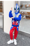 Autumn Ultraman Clothes Boys Spring and Autumn Suits  New Boys Children Spider-Man Fashionable Children's Clothing