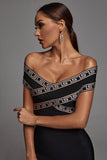 goosudu Orianna Off Shoulder Cocktail Dress