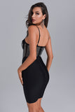 goosudu Peyton Rhineston Corset Bandage Dress