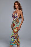 goosudu Romo Weave Maxi Dress